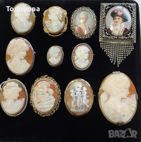 Антикварни Брошки,медальони,камеи,сребро,позлата/цени от 80 до 300 евро