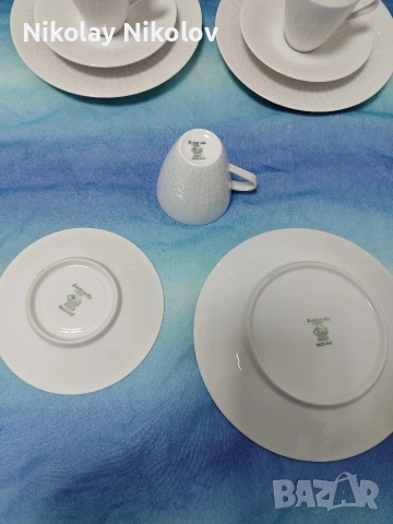 порцеланов сервиз Hutschenreuther Serie Exzellent weiss, снимка 4 - Сервизи - 53329846