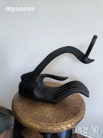 Vintage поставка от тиково дърво за бутилки , ключове , декорация или по избор. , снимка 3 - Декорация за дома - 50700383