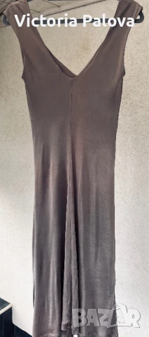 ZARA рокля цвят капучино MOROCCO, снимка 6 - Рокли - 50507890