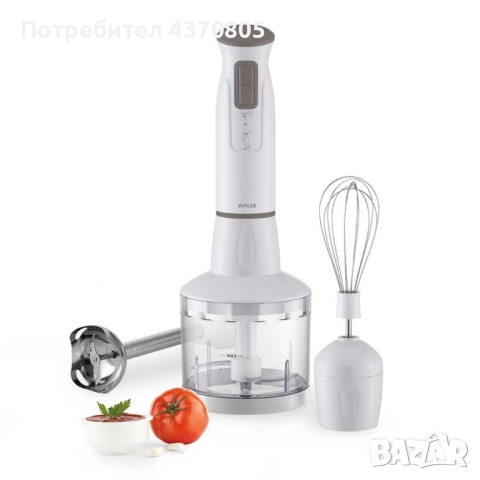 Пасатор 3в1 Muhler, 600W, метален, снимка 1