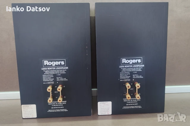 Тонколони ROGERS LS3/5A MONITOR LOUDSPEAKER, снимка 6 - Тонколони - 51077274