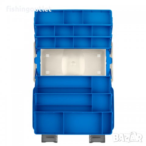 Много голям рибарски куфар с 22 отделения . Произведен в Италия !, снимка 3 - Такъми - 39010814