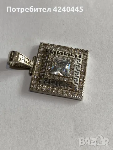 Сребърна висулка , снимка 2 - Колиета, медальони, синджири - 50221302