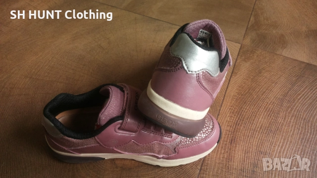 GEOX RESPIRA Light Kids Shoes Размер EUR 31 / UK 12 1/2 детски естествена кожа светещи 91-14-S, снимка 6 - Детски обувки - 52248021