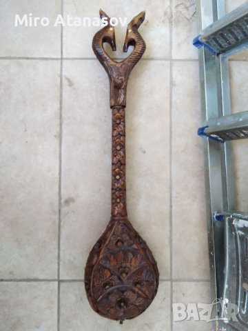 Африкански струнен музикален инструмент, снимка 3 - Антикварни и старинни предмети - 43574537