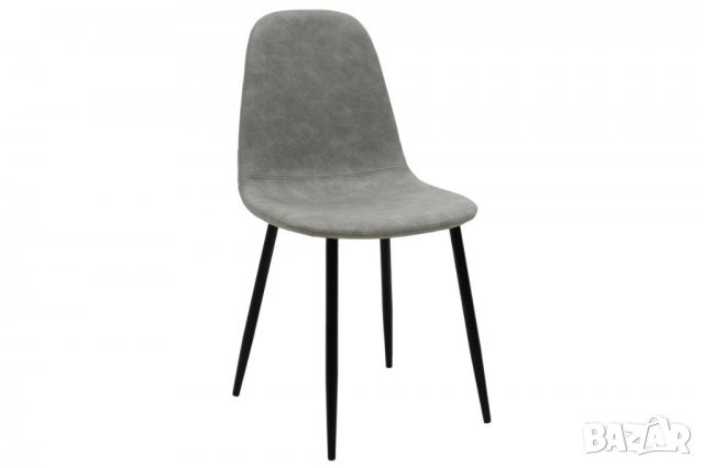 Трапезен стол  сив антик еко кожа , снимка 1 - Столове - 35168645