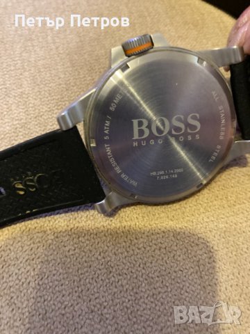 BOSS HB.298.1.14.2960 Water Resistant 5 ATM 50meters БЕЗУПРЕЧНО ТОП СЪСТОЯНИЕ!, снимка 9 - Мъжки - 40647176
