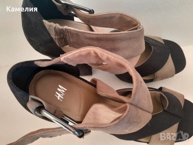Обувки H&M, 39 номер , снимка 4 - Дамски обувки на ток - 43474432
