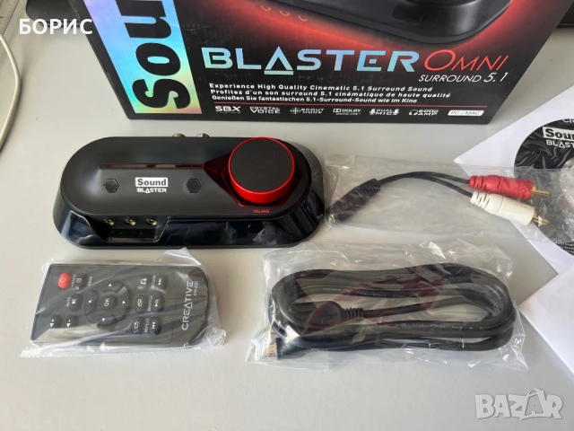 Външна звукова карта Creative SoundBLASTER OMNI Surround 5.1 USB, PC & MAC, снимка 2 - Други - 50696526