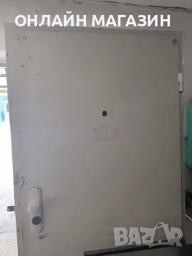 Масивна метална външна врата с рамка., снимка 4 - Входни врати - 52066875