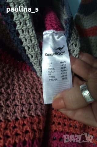 Два броя / Памучен марков пуловер тип туника "KANGAROOS" и "Vero Moda" / голям размер , снимка 9 - Блузи с дълъг ръкав и пуловери - 38305337