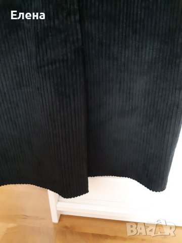 Черна кадифена пола, снимка 4 - Поли - 37876211