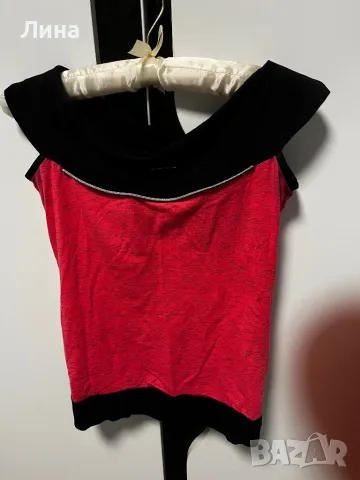 Тениска с голи рамена 