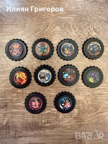 Покемон капачки Pokémon Tazos (Pogs), снимка 4 - Колекции - 51554062