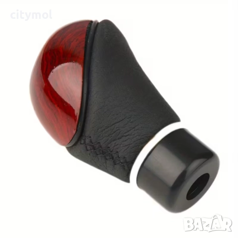 Универсална топка за скоростен лост 5 скорости, червено дърво, снимка 3 - Аксесоари и консумативи - 52656353