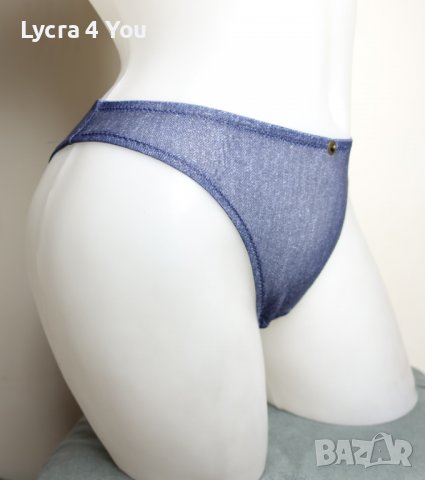 Gina Benotti 36 (S) лъскави бикини имитиращи дънков плат, снимка 6 - Бельо - 37194925