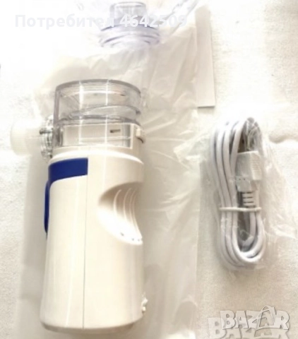 Немски Електрически инхалатор за бебета / деца Mesh Nebulizer, снимка 6 - Друга електроника - 52429270
