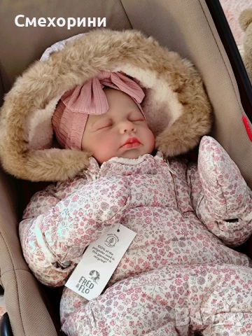 Нови зимни бебешки ескимоси за момиченца 9-12 месеца и ръст 80см