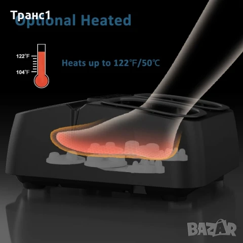 Професионален Шиацу масжор с въздушна компресия и топлина , снимка 4 - Масажори - 50647299