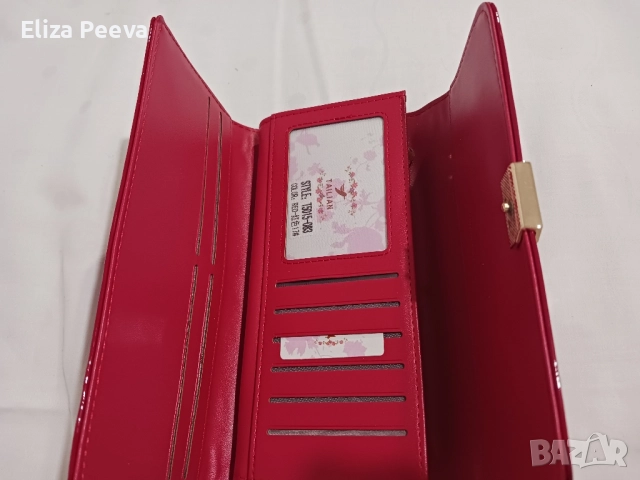 Лачен портфейл, снимка 2 - Портфейли, портмонета - 52146302