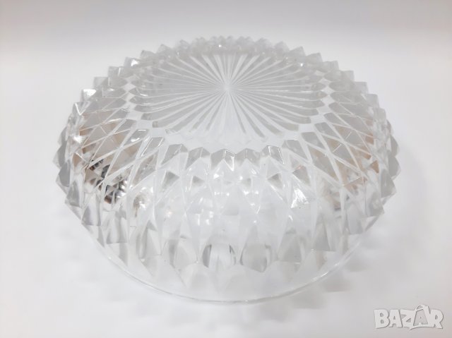 Голяма кристална купа - фруктиера(2.2), снимка 5 - Антикварни и старинни предмети - 34660171