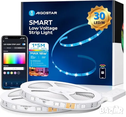 Интелигентна LED лента Aigostar 5 метра