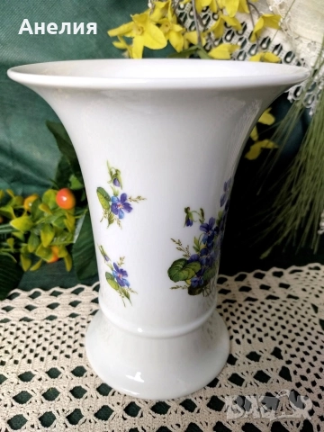 Виолетки ваза Heinrich England , снимка 3 - Вази - 52998862