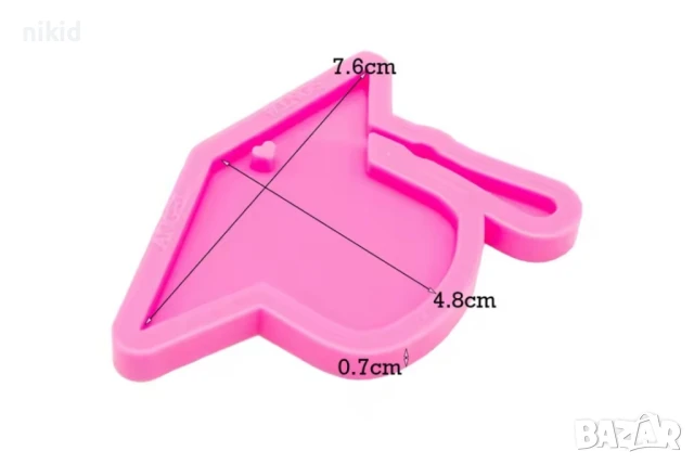 Голяма тога шапка Бал завършване плитък силиконов молд форма фондан украса смола бижу шоколад, снимка 2 - Форми - 29184765