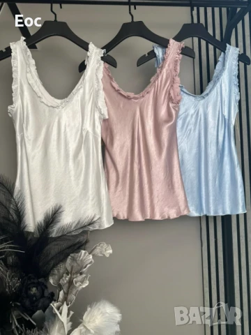 Сатенен потник-НАМАЛЕНИЕ !!!, снимка 2 - Потници - 50536714