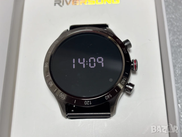 НОВ! Смарт часовник Riversong – Motive 9 Max, 1.43'', Space Grey, снимка 6 - Смарт часовници - 53110730