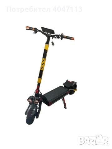 Електрическа тротинетка L22 с 48V литиева батерия, пробег до 50 км. и 11" гуми, снимка 2 - Велосипеди - 51409627