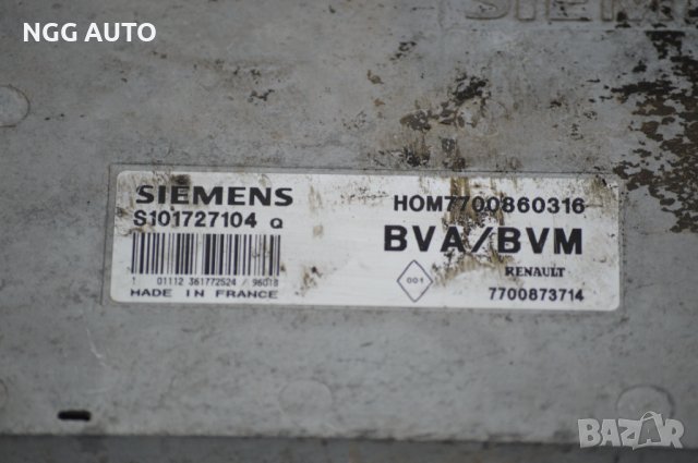 Компютър Двигател Siemens S101727104 Q BVA/BVM за Renault Laguna 2.0 HOM7700860316, снимка 2 - Части - 39760731