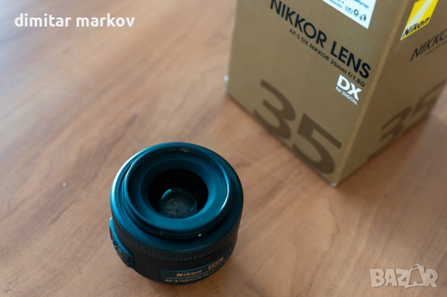 обектив Nikon AF-S DX 35mm f/1.8G, снимка 3 - Обективи и филтри - 53454443