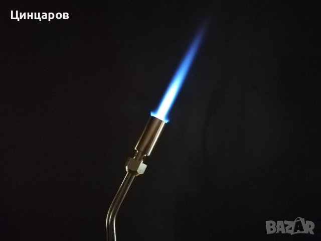 Горелка с флакон мап газ 3100 градуса и приставка-подгряване,топене,спояване , снимка 8 - Други машини и части - 40733496
