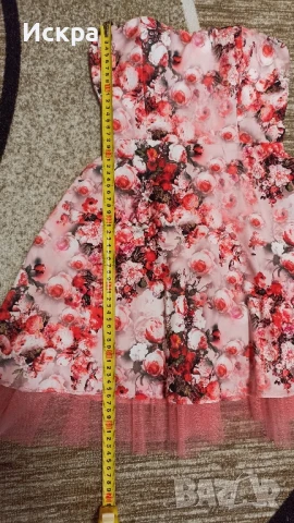 Рокля на цветя, снимка 6 - Рокли - 50497889