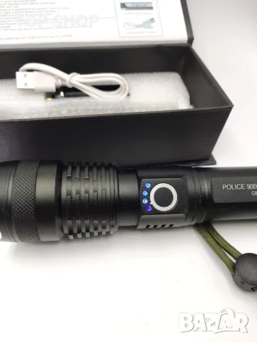 Много мощен презареждащ фенер LED, снимка 3 - Къмпинг осветление - 48839381