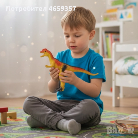 Детски комплект фигурки динозаври със звук – DINOSAUR ERA 6 броя, снимка 5 - Фигурки - 52584019