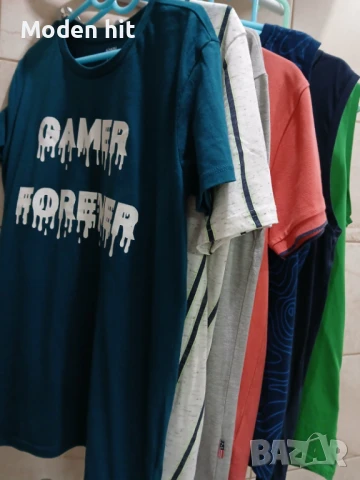 Тениска с якичка за момче размер 150 см. /11-12 г./, снимка 4 - Детски тениски и потници - 50804252