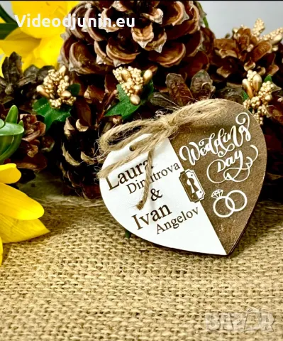 Гравиран сватбен сувенир