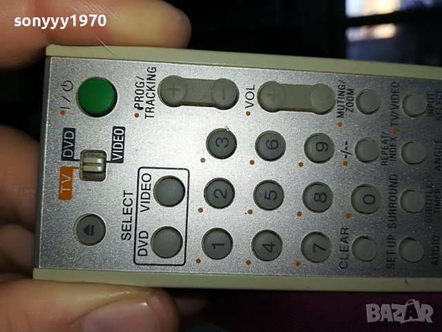 SONY DVD/VIDEO COMBO REMOTE CONTROL-SWISS 0702231636, снимка 14 - Дистанционни - 39591879