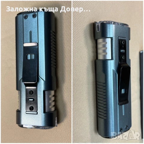 мощен Led Cree  Фенер двоен акумулаторен fener, снимка 8 - Къмпинг осветление - 50998113