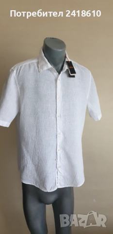 Hugo Boss Relegant_6 Len Regular Fit Mens Size M L XL 2XL  ОРИГИНАЛ! Мъжки Ленени Ризи., снимка 8 - Ризи - 51704222