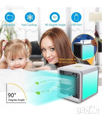 Преносим охладител за въздух с вода Арктик кулър 3 в 1, снимка 8 - Друга електроника - 52853909