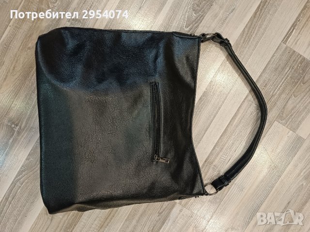 голяма чанта в черно тип торба 25лв, снимка 6 - Чанти - 43894586