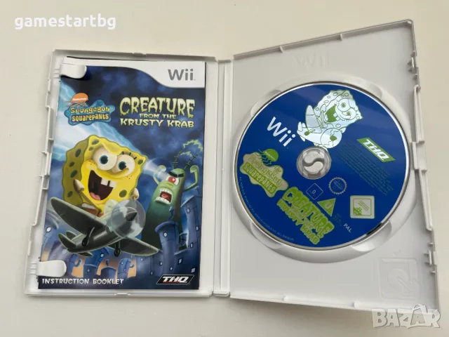 SpongeBob SquarePants: Creature from the Krusty Krab за Wii, снимка 3 - Игри за Nintendo - 49342040