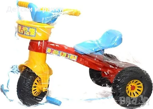 Детска триколка, мотор с кош и свирка, с педали и три колела , снимка 3 - Детски велосипеди, триколки и коли - 50151511