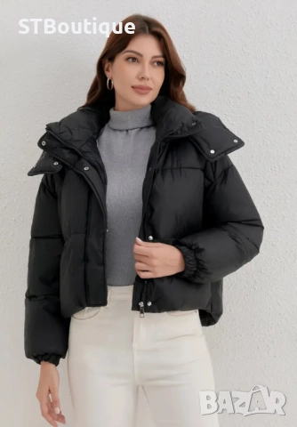 🌸 Дамско леко зимно яке с качулка – STBoutique 🌸, снимка 4 - Якета - 52280870