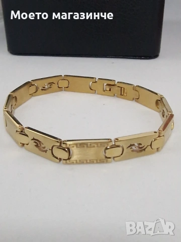 Мъжка гривна от медицинска стомана - различни модели , снимка 3 - Гривни - 53110516