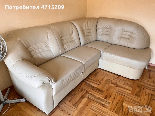 Ъглов диван с ракла и функция сън